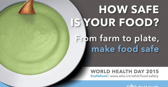 Ziua Mondială a Sănătății 2015: cinci reguli pentru siguranța alimentației